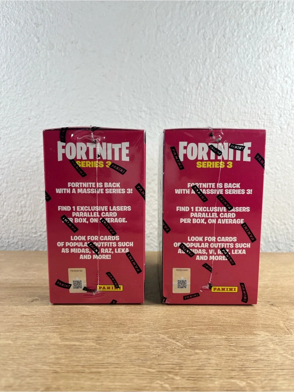 2021 Panini Fortnite Series 3 Blaster Box Lasers Parallel Lot x2 NEW SEALED